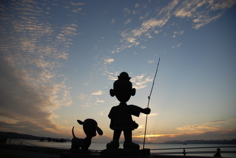 宍道湖の夕景シリーズ